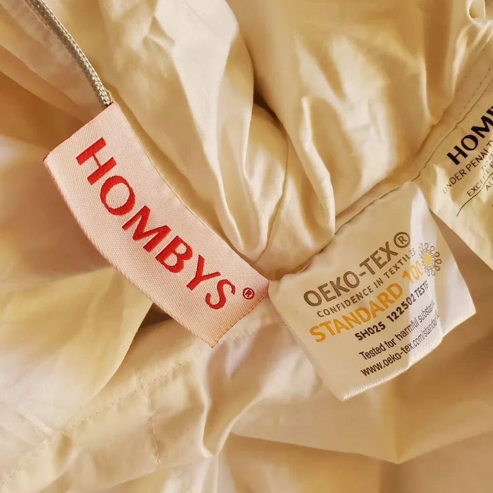 HOMBYS 100% Down Hypoallergenic Oeko-Tex Certified Oversized Queen Comforter